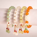 New Colorful Crystal Cute Hot Selling Flower Glazed Elegant Bead Bracelet