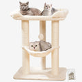 Wholesale Modern Style Tall Solid Wood Cat Tree High Quality Pet Scratching Post with Durable Sisal Durable Carton Packing