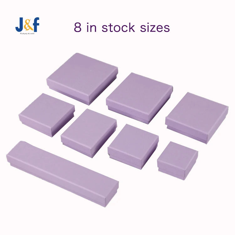 Custom Logo Luxury Design White Square Lid Base Cardboard Jewelry Packaging Gift Box