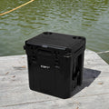 Custom Black 33QT RotoMolded PE Plastic Ice Box for Camping and Hiking Multi-Use Hielera Cooler for Food Storage