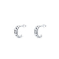 Hot Selling Wheat Stud Earrings S925 Sterling Silver Zircon Stud Earring for Graduation Gifts