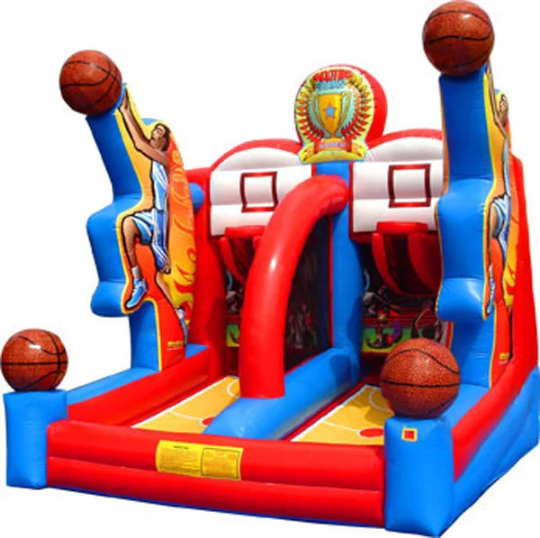 Outdoor Portable PVC Inflatable Basketball Hoop Shooting Games Customizable Size Color Includes Repair Kit Yjia SG-001 Team