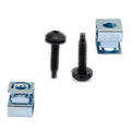 Custom Carbon Steel M6 Rack Screws Nylon Washers and Cage Nuts