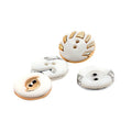Wholesale Custom Combination Plastic Button Sew on Dress Dyeing 2 Holes Dress Buttons Manufacturer