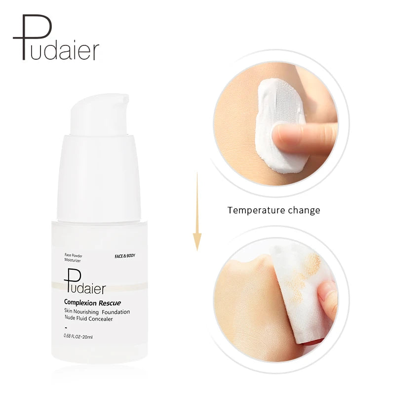 Private Label Lightweight Face Foundation Long Wear Moisturizer Oil Control Temperature Changing Vegan Makeup Lotion