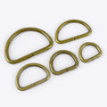 Deepeel F4-6 20-50mm Handbag Accessories Bronze Buckles  Bags Strap Clasp Bag Adjuster D Ring Buckle