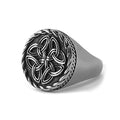 Viking Tourist Souvenir Stainless Steel Charm Rings Viking Jewelry Rings Vintage Stylish Rings for Party Anniversary Gifts