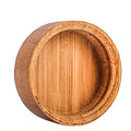 Customized Bamboo Wood Lid Factory Wholesale Large Capacity Jar Lid for 100g 200g 300g Food Jar Lid