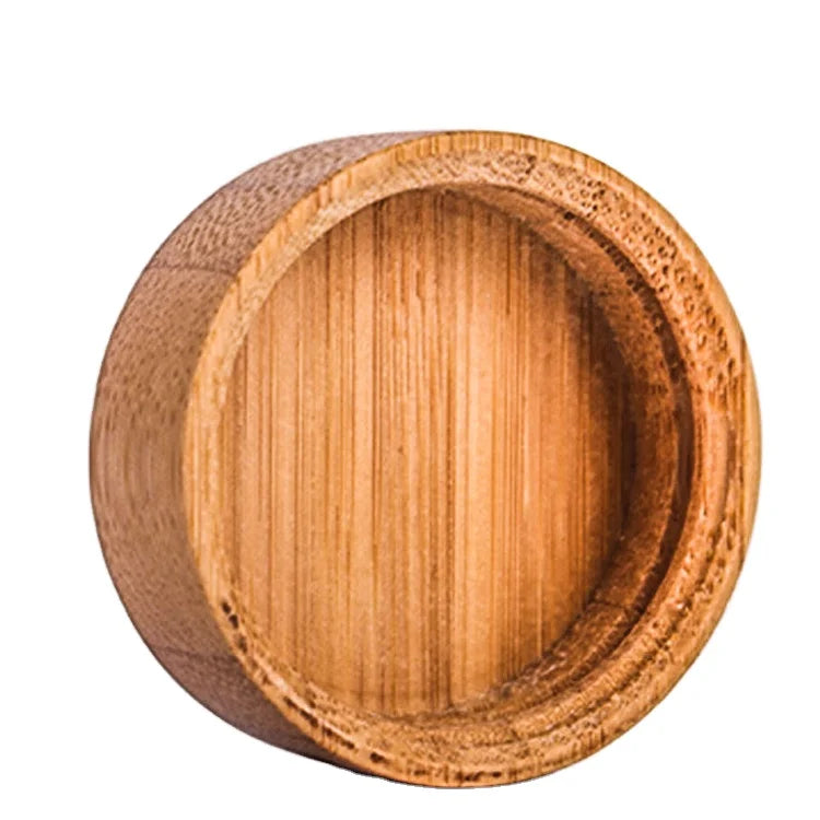 Customized Bamboo Wood Lid Factory Wholesale Large Capacity Jar Lid for 100g 200g 300g Food Jar Lid