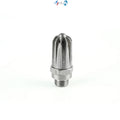 YS 209 Male Detachable Slotted Hole Air Jet Nozzle 1/4" Round Type Two-Piece Design Air Jet Knife Spray Nozzle