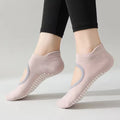 Hospital Anti Skid Ankle Grips Socks Women Men Non Slip Yoga Socks for Pilates Ballet Barre Barefoot