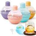 Round Ice Mold Silicone Ball Shape Spherical Ice Cube Tray