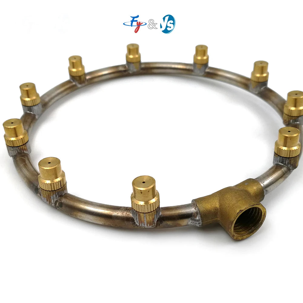 YS Quality High Quality Outdoor Misting Cooling System Misting Fan Ring