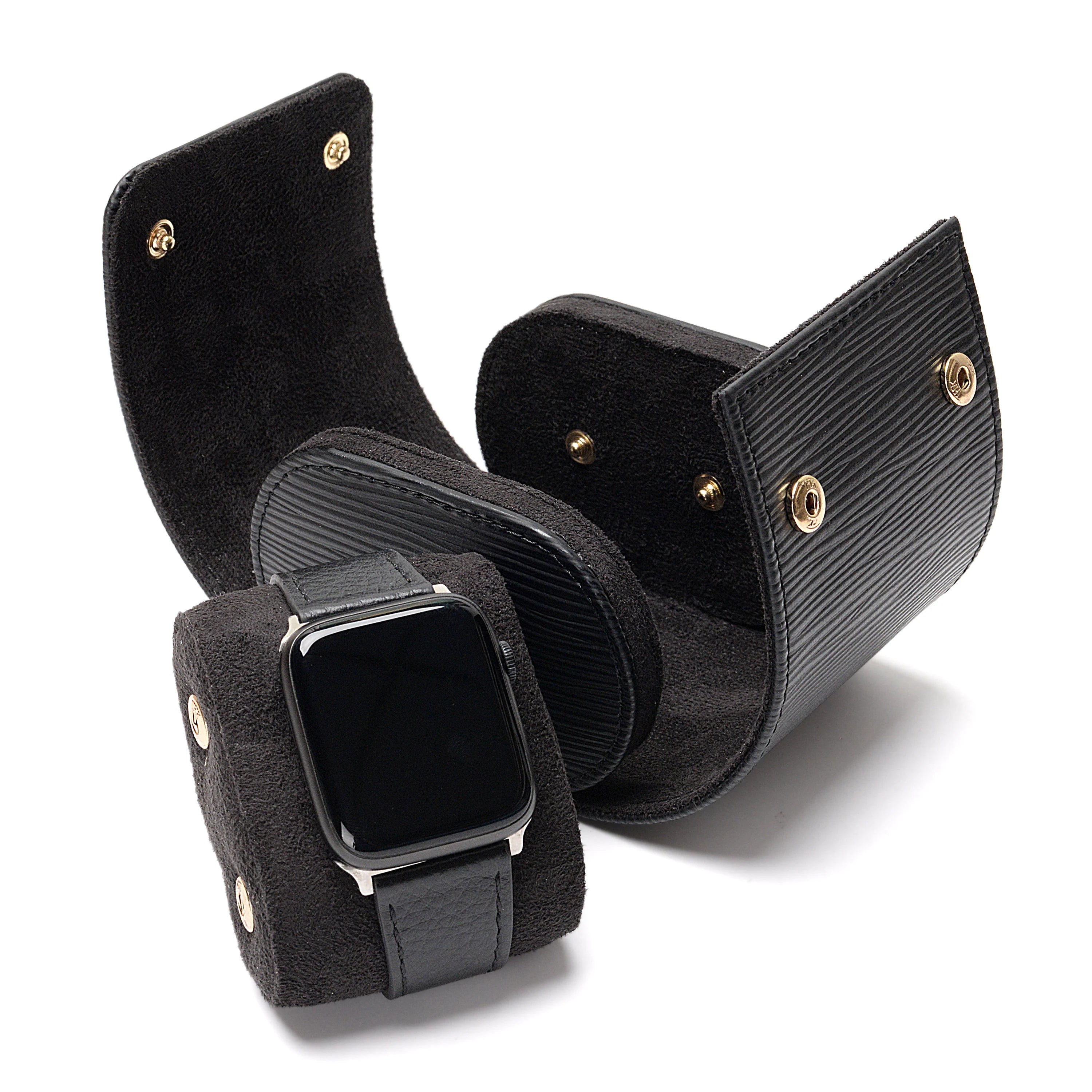 Hot Popular Custom Genuine Leather Watch Luxury Watch Case for Custom Logo Storage Single Box Leather Green Watch Box