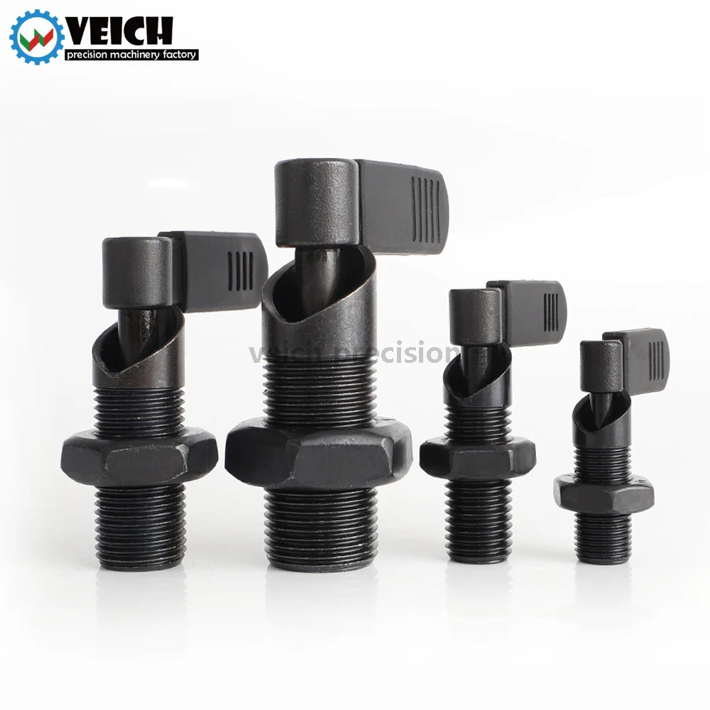 Black Oxide Lever Type Retractable Spring Indexing Plunger with L Handle Carbon Steel Packaged in Carton