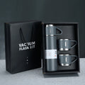 2024 Eco Friendly 500ml Custom logo Stainless Steel Vacuum Thermos Flask Termos Insulated Water Bottle with 3 Lids