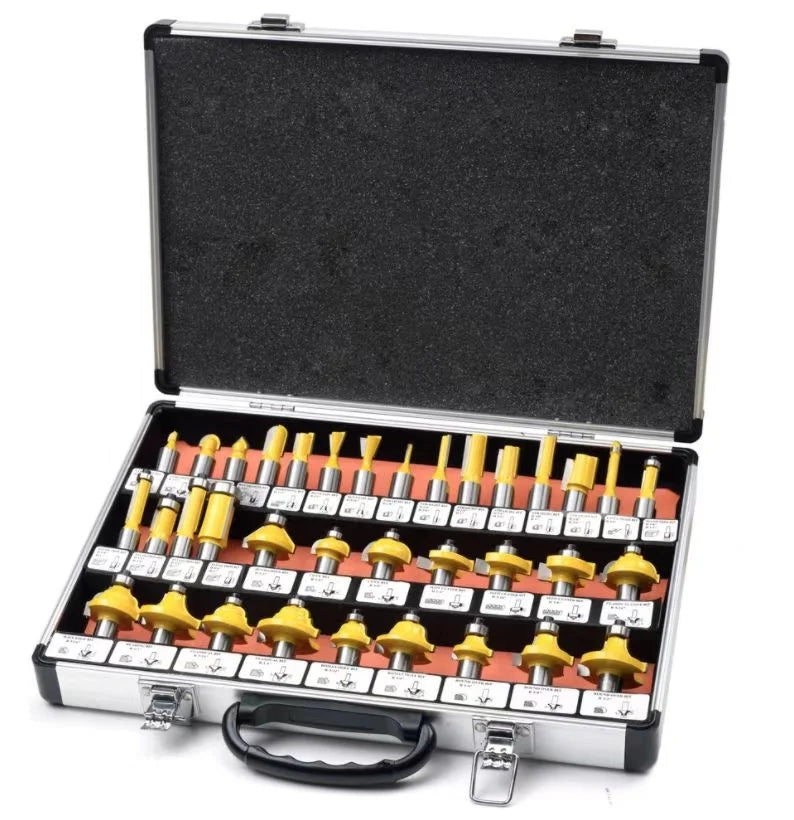 Wholesale Cheap Price Durable Carbide End Mill Wood End Mill 35pcs Set Woodworking Router Bits