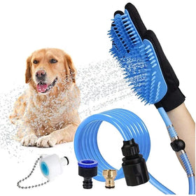 Portable Bathing Tool Shower Hair Remover Bathing Tool Shower Sprayer Pet Grooming Gloves Cleaning Gloves
