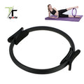 TTSPORTS Superior Unbreakable Fitness Magic Circle for Toning Thighs Abs and Legs 14 Inch Dual Grip Handles Yoga Fitness Circle