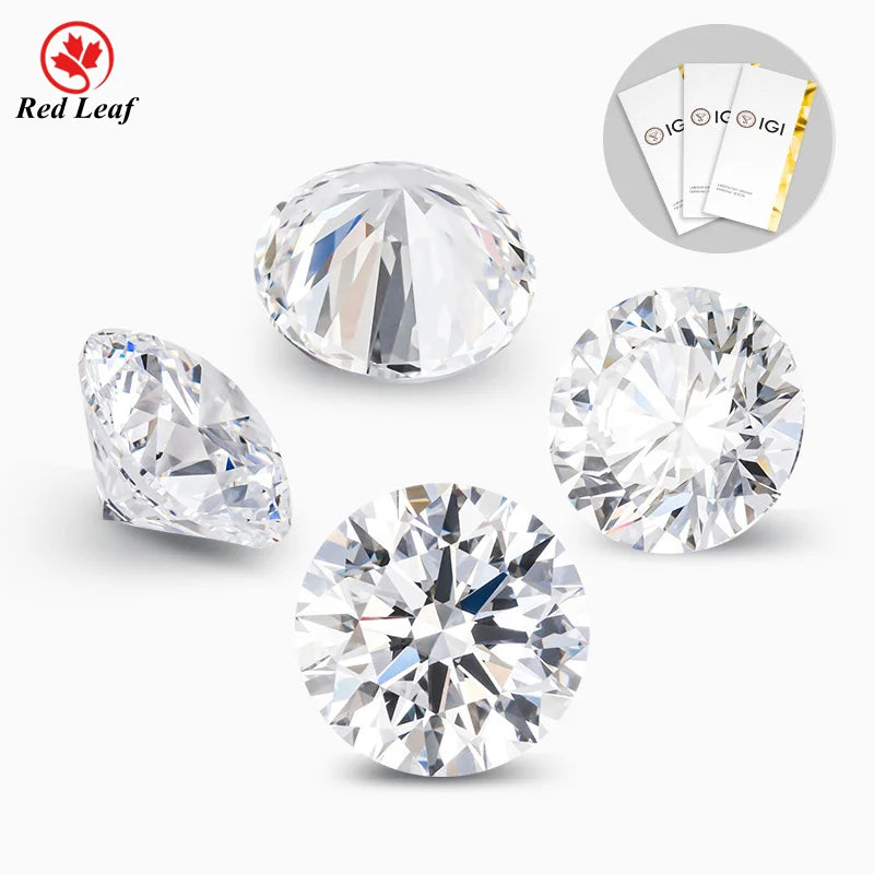 Factory Outlet Large Size IGI Certificate 100% Pass Test 6 Carat 7 Carat Lab Grown Diamond CVD HPHT DEF VVS VS  Lab Diamond