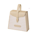 Wholesale Luxury Wedding Thank You Congratulations Gifts Packing PU Leather Carry Box with Handle