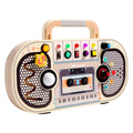 Children's Busy Board with LED Light Toy 2-4 Years Wooden Puzzle Switch Circuit Recorder Hands-on Cognition Enlightenment Toy