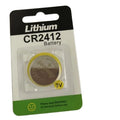 3V CR2412 Lithium Button Cell Battery with CE Rohs