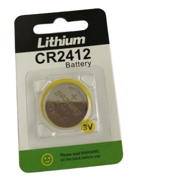 3V CR2412 Lithium Button Cell Battery with CE Rohs
