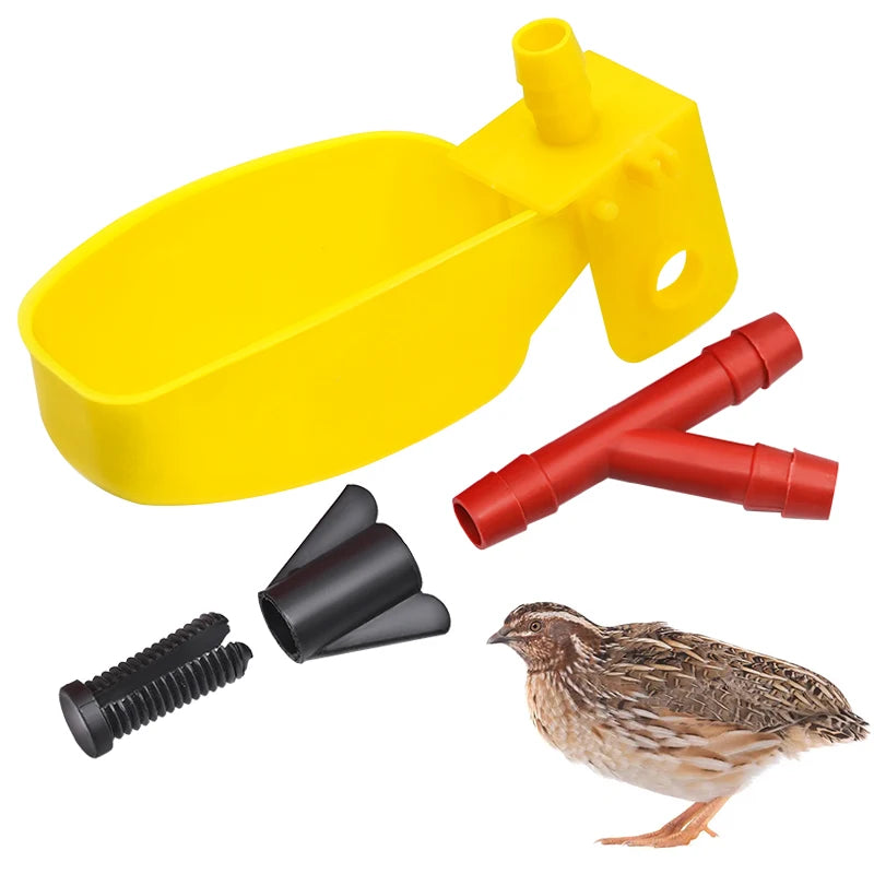 Automatic Pigeon Chicken Water Drinkers Poultry Animal Plastic Chicken Drinker Drinking Water Bowl