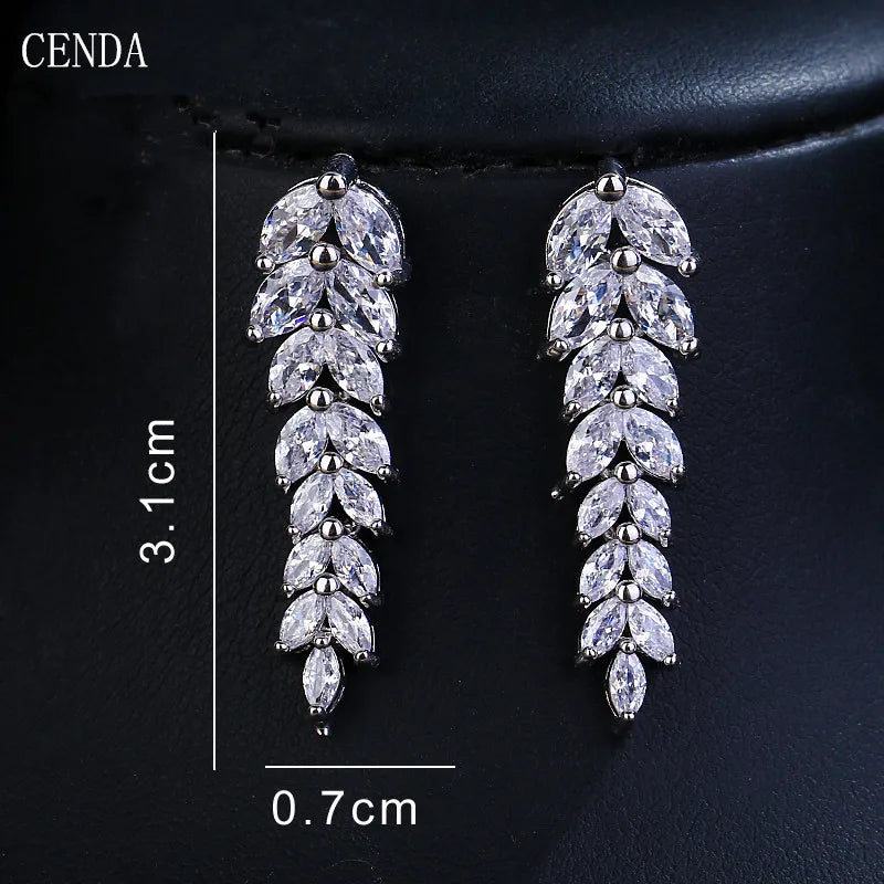 Cenda Charm 3A Other Cartoon Drop Earrings Trendy for Women Anniversary Wedding Party Jewelry Gift