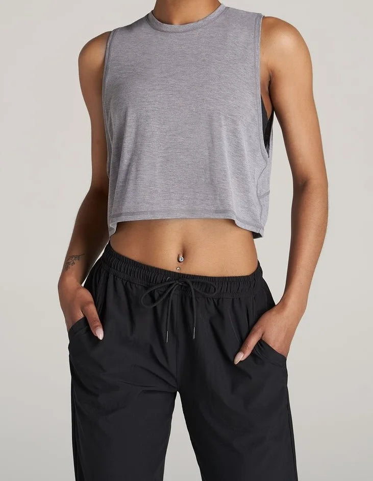 Women's Premium Sports Short Muscle Vest