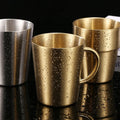 Wholesale Summer Hot Sales Durable Stainless Steel 304 Silver Gold Travel Mug Cup Beer Coffee Mug