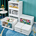 Large Portable Detachable Double-Door Foldable Plastic PP Wardrobe for Clothing Storage in Living Room and Bathroom