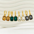 High Quality Stainless Steel Ear Buckles Women Fashion Crystal Ear Buckles Personality Fashion Jewelry Earrings