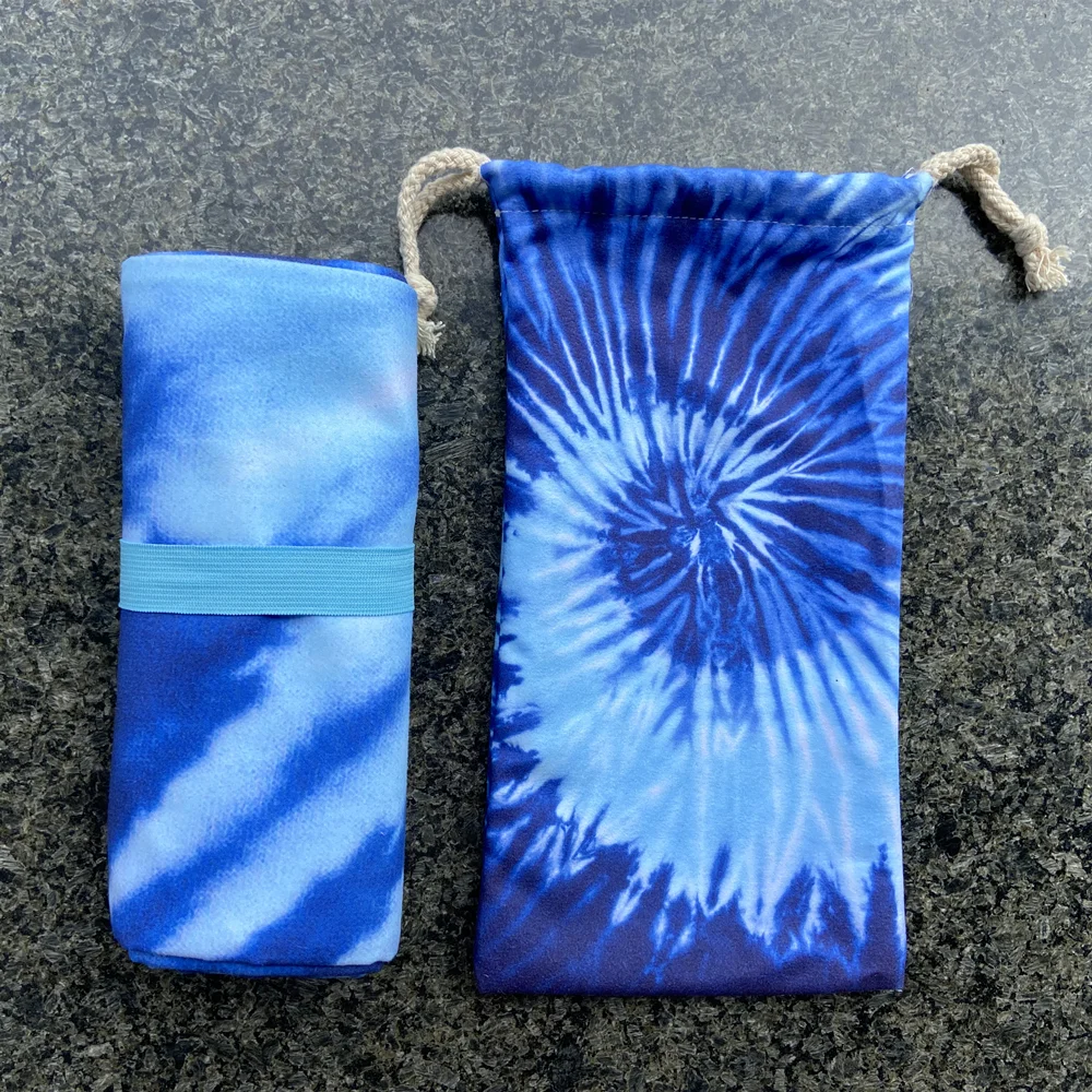 Beach Towel 60 X 30 Beach Towel Tie Dye Dry Fit Print Microfiber Sand Free Towels Beach