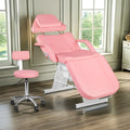 New Design Adjustable Foldable Beauty Bed Saddle Chair Storage Box for Salon Spa Massage Table Warehouse Bedroom Use PU Leather