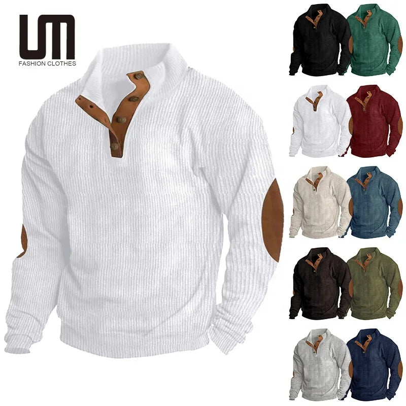 Custom Logo Hot Selling Autumn Winter New Men Casual Outdoor Jackets Long Sleeve Plus Size Sweatshirts
