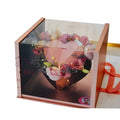 2023 Valentine's Day Gift Idea Artificial Scented Rose Soap Flower Acrylic Jewelry Box Screen Printed Complete Tote Boxes for