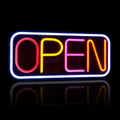 50cmX23cm LED Multicolor Advertising Neon Lights Open Sign IPX3 Waterproof Wall-Mounted for Shops Retail Stores Event Party MegaBDM
