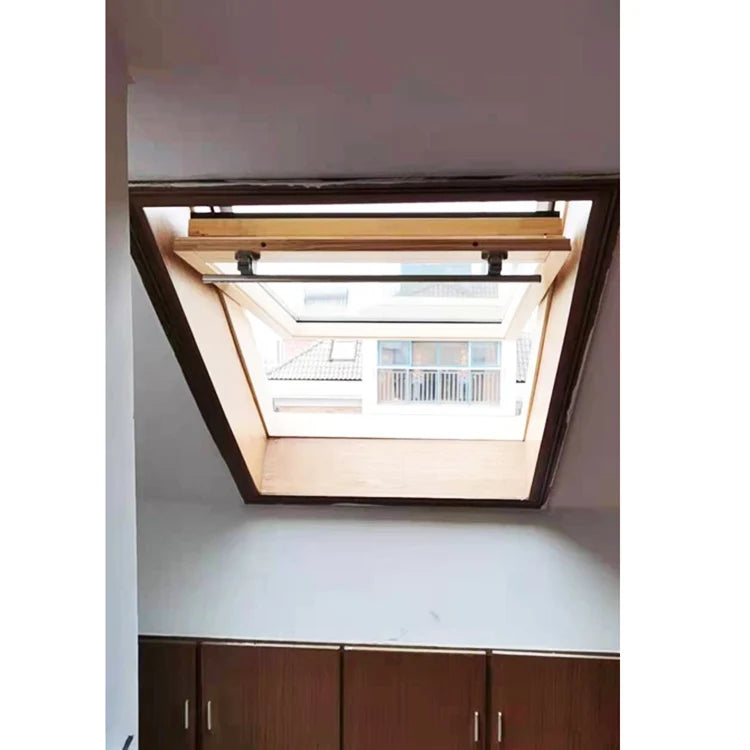 Manual Opening Window Basement Ventilation Window Inclined Roof Skylight for 780*1180 Attic Roof Hanging Window