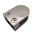 Modern Outdoor 316 Stainless Steel Glass Railing Clamp for 8mm-12mm Glass with Flat or Round Post End