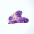 2026 100% Real Natural Gemstone Jade Roller Heart Shape Amethyst Guasha Tools for Massage and Beauty Equipment