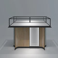 Luxury Jewelry Showcase Display Led Light Shop Glass Cabinet Stand Pedestal Hand Earring Jewelry Display Cabinet