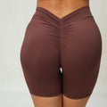 Women High Waist Tummy Control Butt Lifting Workout Gym Sports Scrunch Butt Yoga Shorts Wholesale Workout Shorts