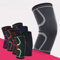 2024 Wholesale Nylon Knee Brace Sports Leg Sleeve Compression Knee Pads With Anti-Slip Strip