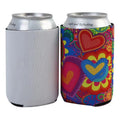 Blank White Sublimation Can Cooler for Cola Beverage Bottle Holder Sleeve Beer Energy Drink Sleeve Blank 12 oz Neoprene Cover