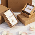 Custom Design Storage Paper Packaging Box for Eco Friendly Packages Kraft Paper Box Jewelry Packaging