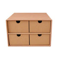 Thickened Kraft Paper Drawer Container Box Multi Specification Layer Option Combination Drawer-style Storage Box