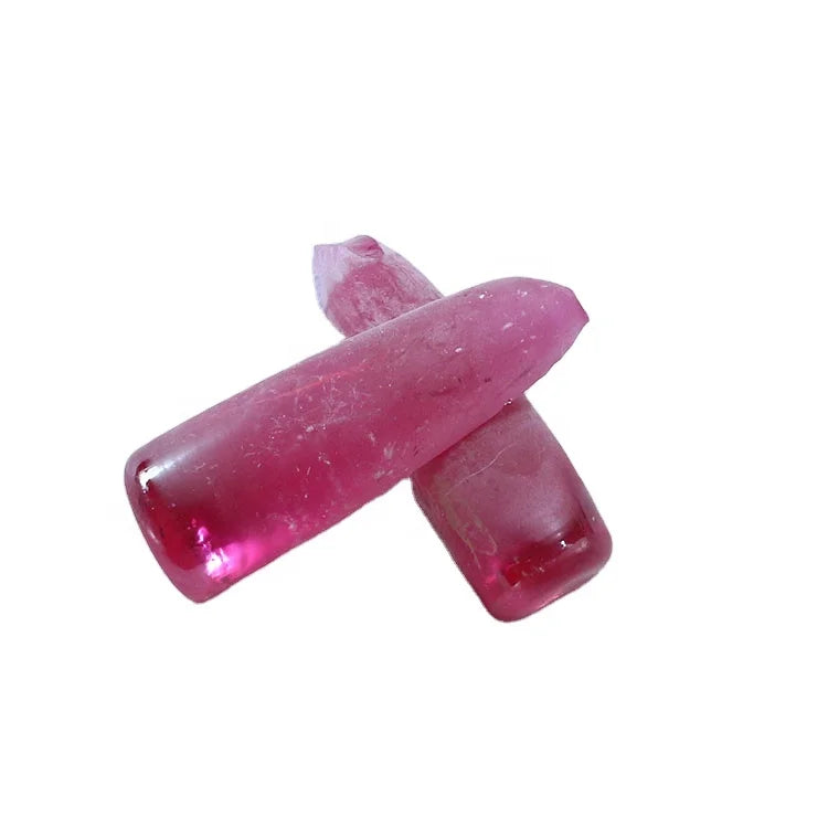 Uncut Ruby Raw Material Corundum Material 3# Ruby Rough AAA Quality Lab Created Heat Treated 9 Mohs Hardness