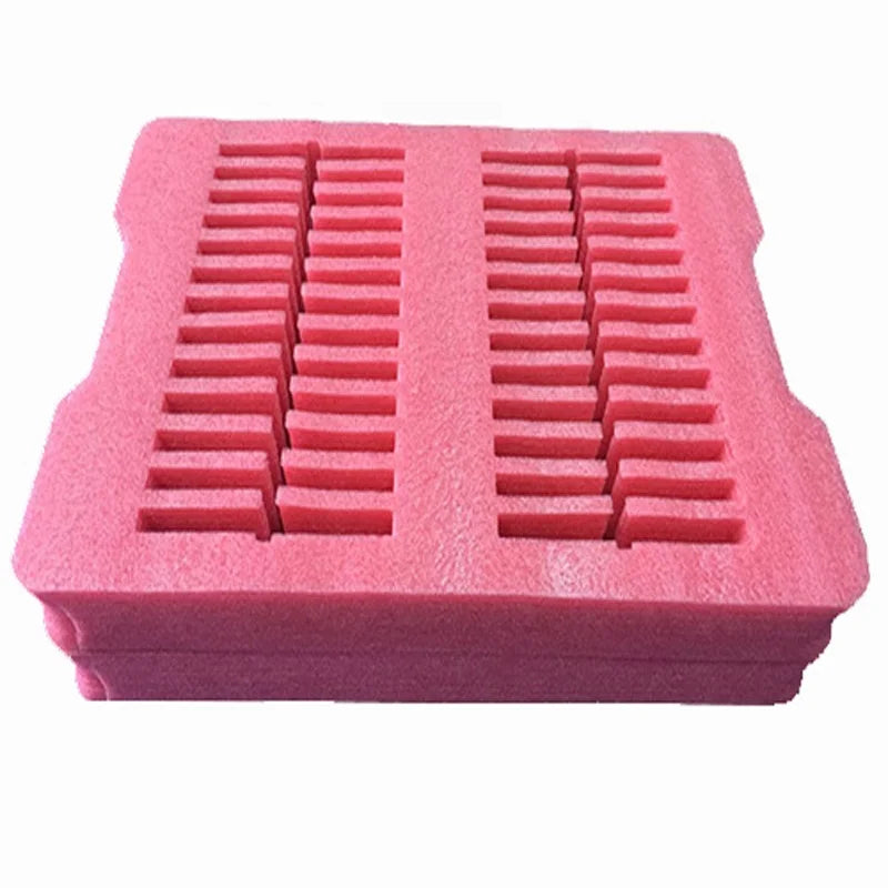 Donghong 100 Pcs EPE Foam Edge Protector Die Cut Packing Corner for Transportation Protection Style Sheet Polybag E1211